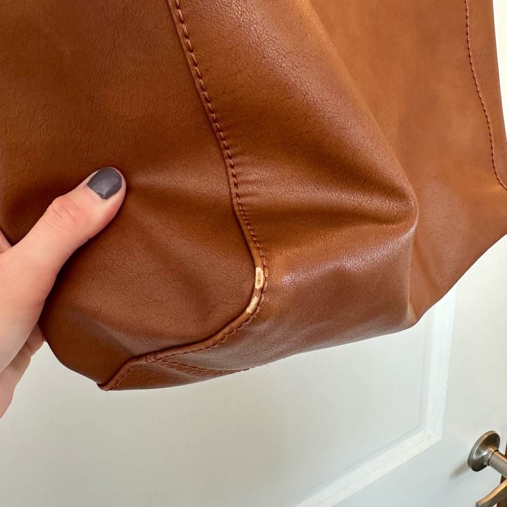 Universal Thread Brown Leather Tote - image 7